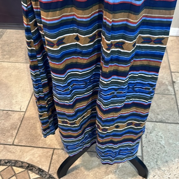 Southwest Denim and Rayon Skirt - Picture 5 of 10